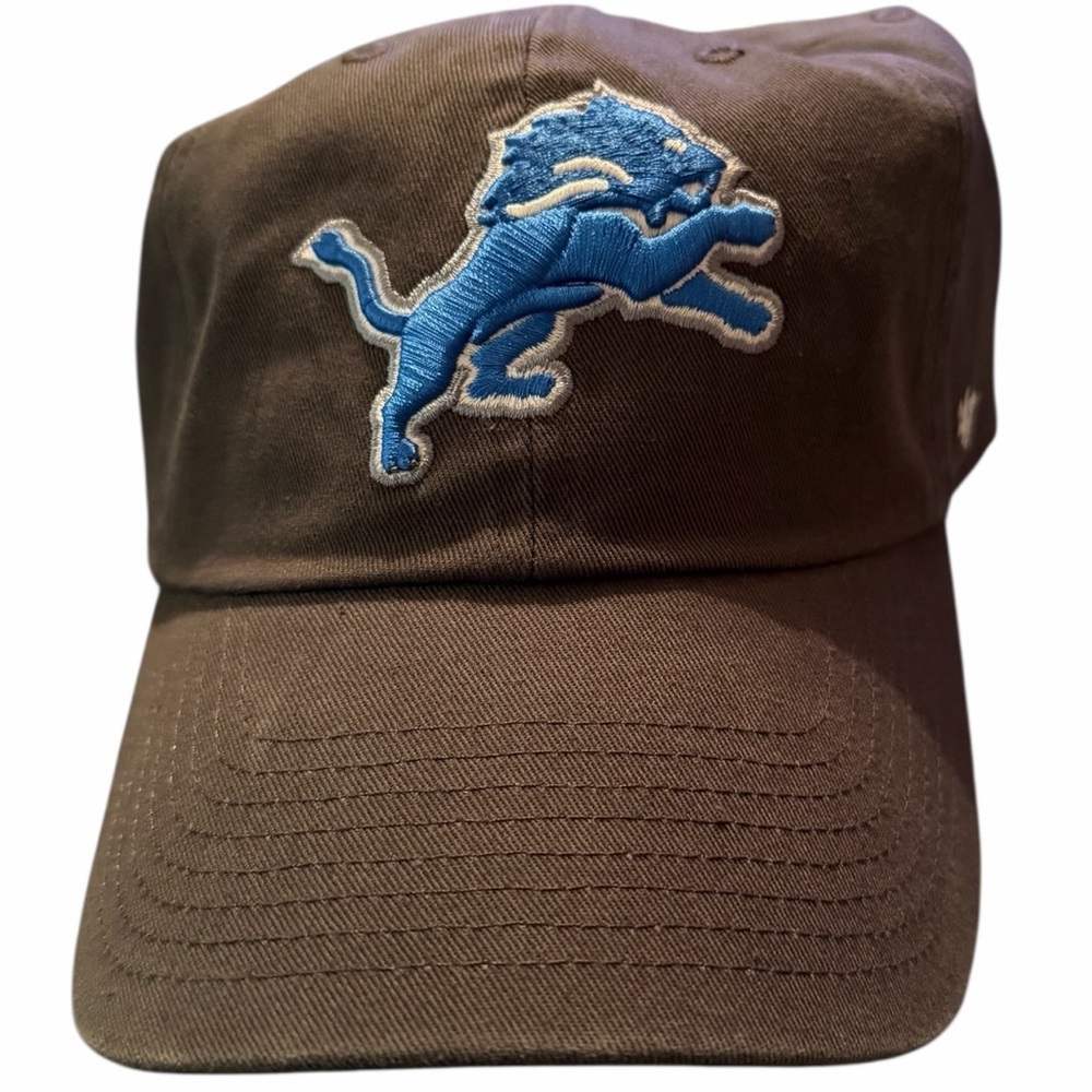 Detroit‎ Lions ’47 Brand NFL Charcoal Adjustable Dad Hat Strapback